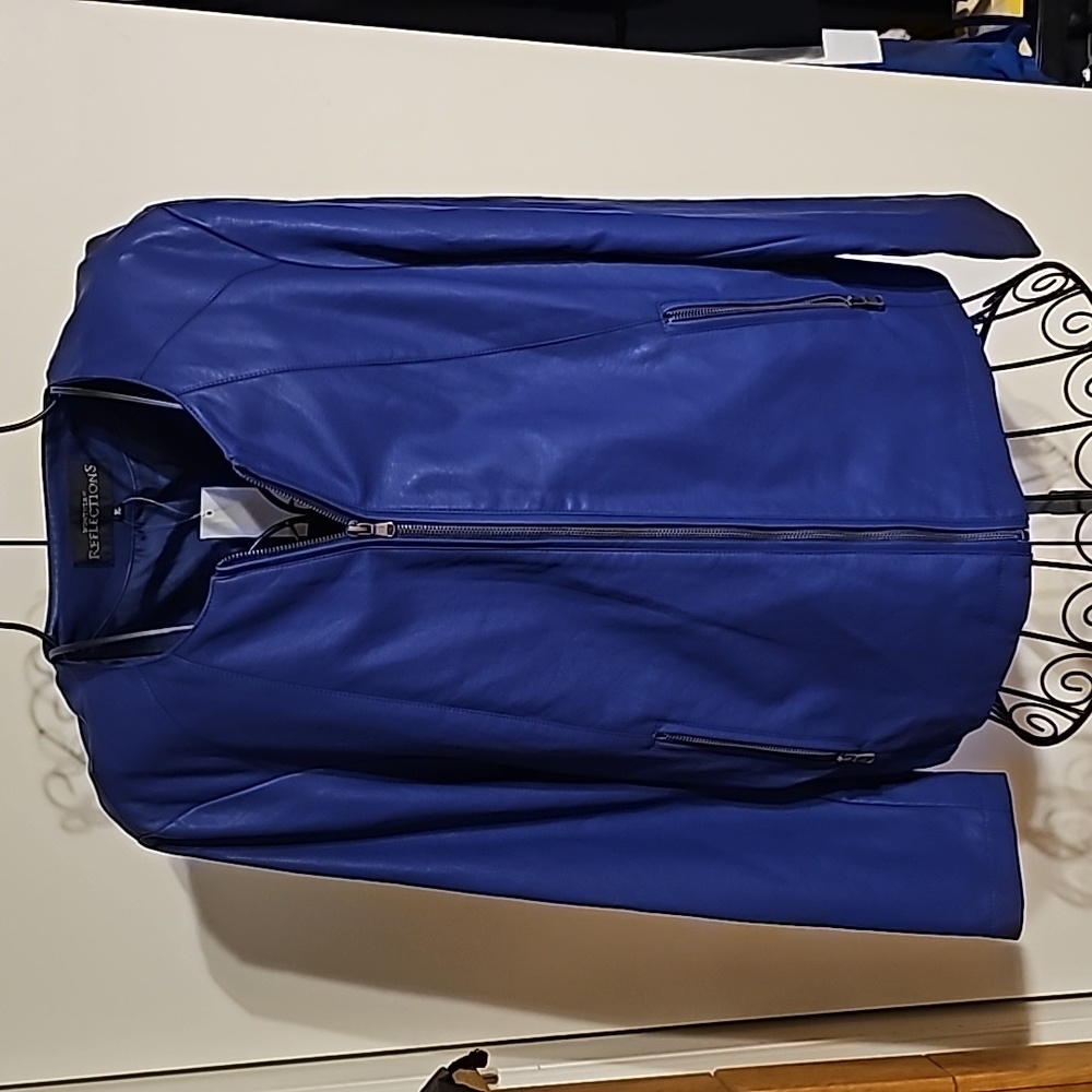 Faux leather jacket